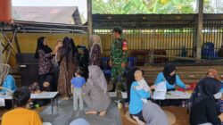 TNI Hadir di Tengah Masyarakat, Babinsa Dampingi Posyandu Kasih Ibu