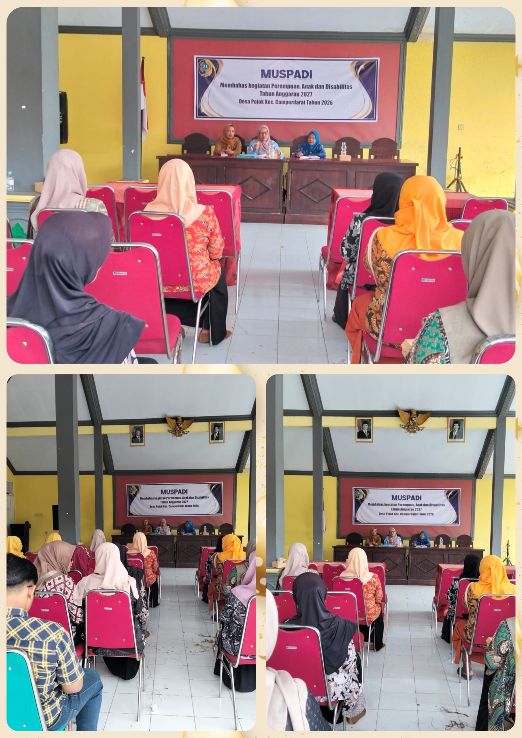 MUSPADI Desa Pojok Bahas Kegiatan Perempuan, Anak, dan Disabilitas Tahun Anggaran 2027