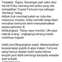 Di Tengah Ancaman Truk Overload, Seorang Bhayangkari Berdiri sebagai Pelindung Keselamatan Publik