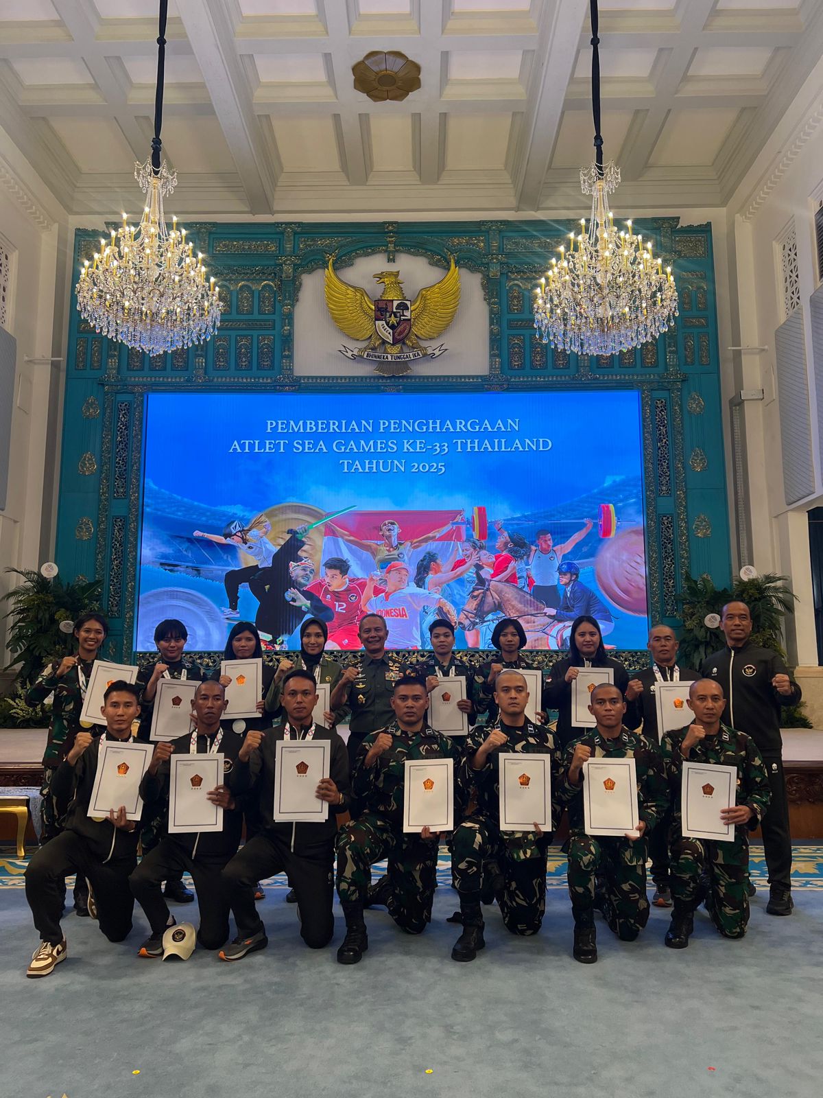 Alfi Kusuma Atlet Taekwondo Peraih Emas di SEA Games 2025 Thailand Dapat Kenaikan Pangkat Jadi Letnan Satu