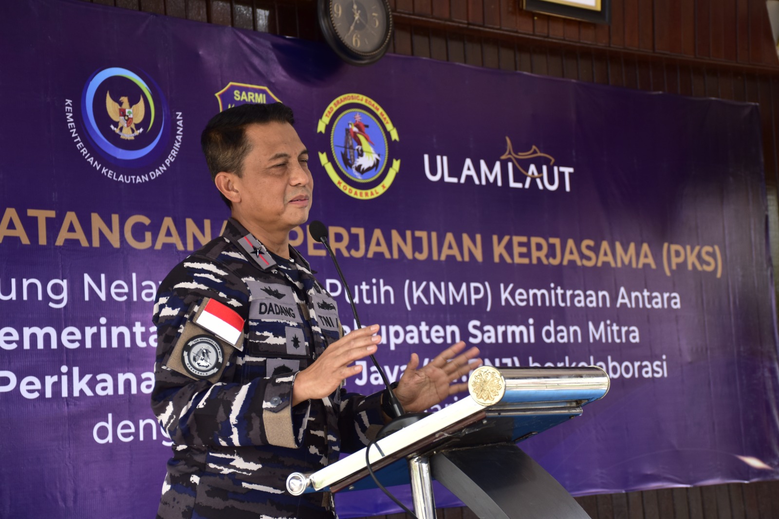 Penandatanganan PKS Kampung Nelayan Merah Putih Dorong Penguatan Ekonomi Maritim di Sarmi