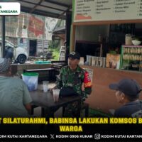 Perkuat Silaturahmi, Babinsa Lakukan Komsos Bersama Warga