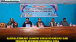Babinsa Kembang Janggut Hadiri Sosialisasi dan Pembekalan Kader Kesehatan Desa
