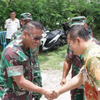 Monitoring Dan Evaluasi Aster Kasdam V/Brawijaya, Tinjau Jembatan Perintis Garuda Di Wilayah Kodim 0808/Blitar