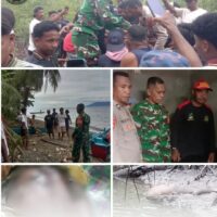 Respon Cepat, Babinsa Koramil 1505-04/Oba Bantu Evakuasi Korban Hilang