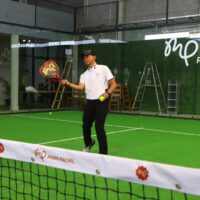 Bersama Forkopimda Dandim 0820/Probolinggo Letkol Inf Ribut Yodo Apriantono Menghadiri Soft Launching Fasilitasi Olahraga Padel