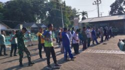 Danramil Maron Pimpin Senam Bersama dan Gerakan Pemberantasan Sarang Nyamuk di Kecamatan Maron
