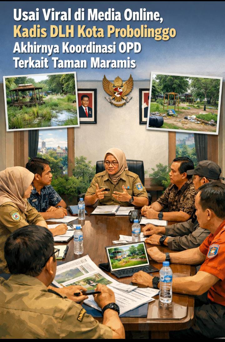 Sempat Minta Jangan Dimuat, Kadis DLH Kota Probolinggo Akan Bergerak Usai Isu Taman Maramis Viral Sempat Minta Jangan Dimuat, Kadis DLH Kota Probolinggo Akan Bergerak Usai Isu Taman Maramis Viral