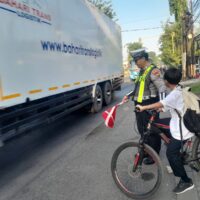 Hadir Sejak Pagi, Satlantas Polres Probolinggo Cegah Kecelakaan di Titik Rawan