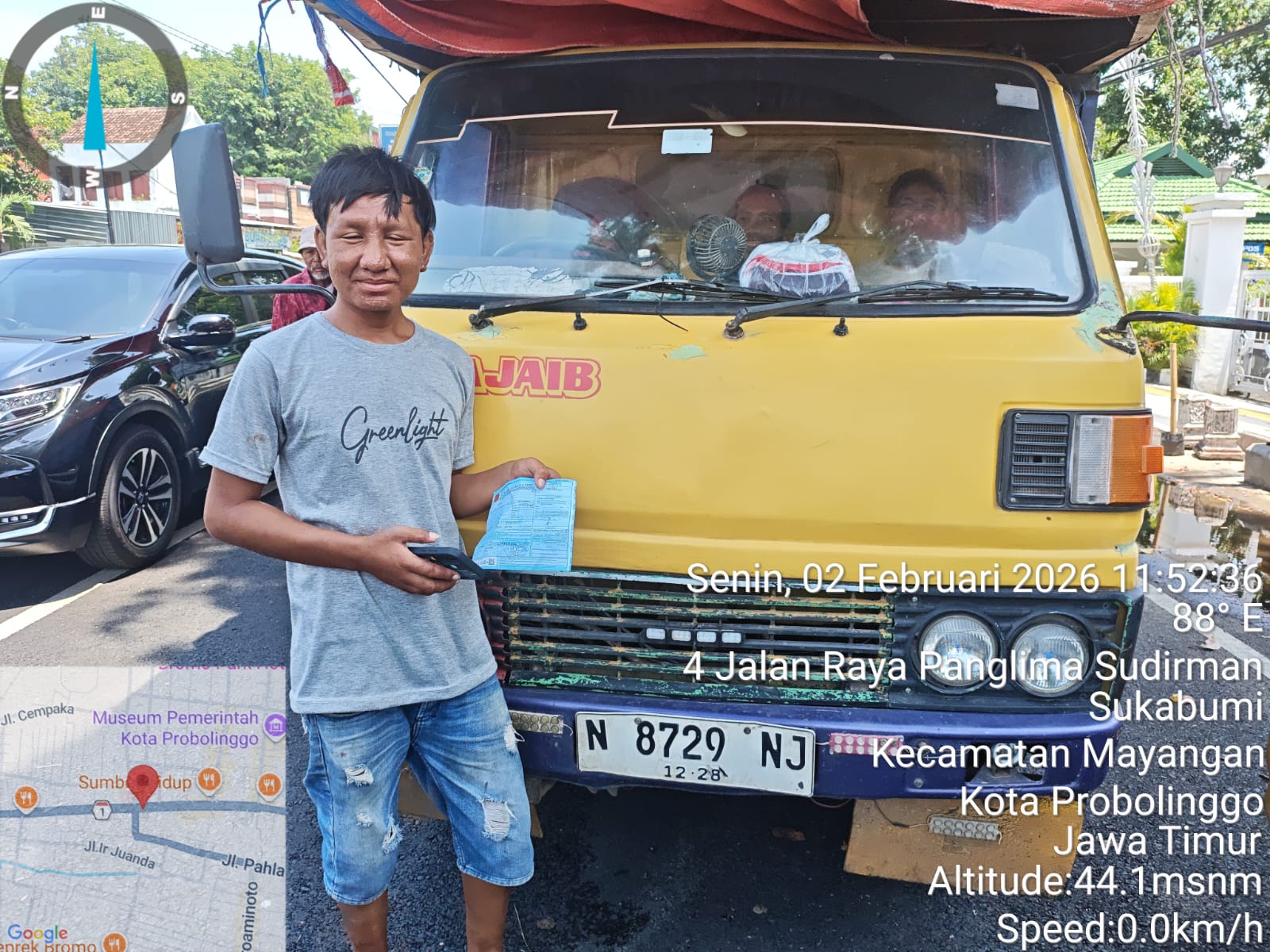 Ops Keselamatan 2026, Satlantas Polres Probolinggo Kota Tindak Truk Overload yang Nekat Masuk Kota