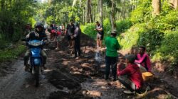 Camat Tiris Menunjukan Komitmennya Meninjau Langsung Kondisi Jalan di Dusun Bansal Pesawahan