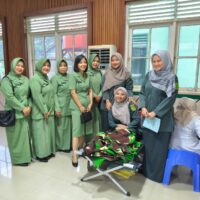 Wujud Kepedulian Kemanusiaan, Persit Kodim 1008/Tabalong Gelar Donor Darah