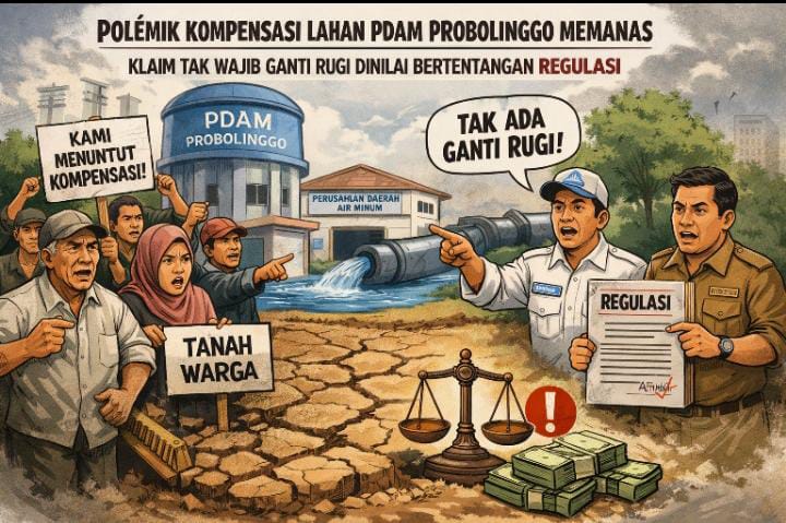 Polemik Ganti Rugi PDAM Probolinggo Menguat, Dugaan Ketidaksinkronan Kebijakan dengan Regulasi Mencuat