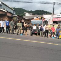 Danramil 0820-08/Sukapura Pimpin Kerja Bakti Pembersihan Pasar Sukapura