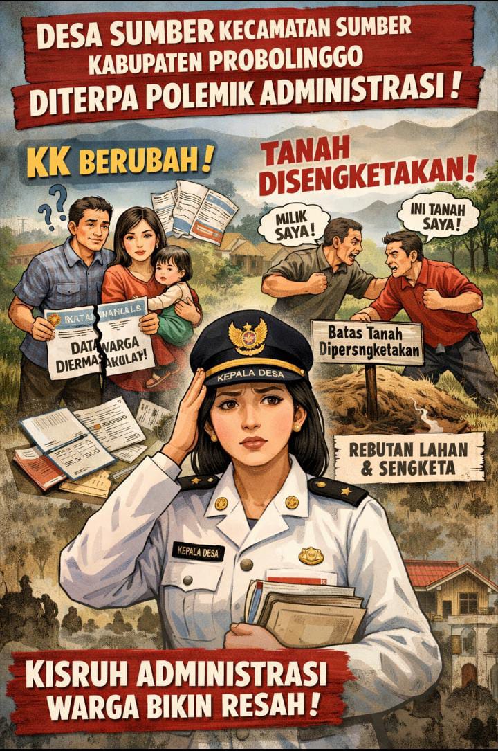 Nama Ahli Waris di KK Diduga Dirubah, Lalu Tanah Disengketakan, Kasus Tanah di Desa Sumber Memasuki Jalur Hukum