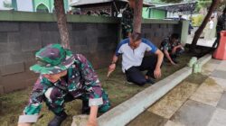 Kodim 0820/Probolinggo Gelar Senam Bersama Dan Bersih-Bersih Lingkungan