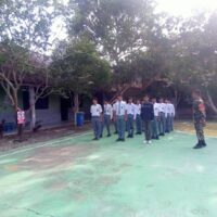 Koramil 1002-06/Barabai Gelar Pembinaan Wawasan Kebangsaan di SMK Muda Kreatif