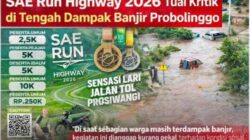 Di Tengah Derita Banjir, Event SAE Run Highway 2026 di Probolinggo Tuai Sorotan Tajam