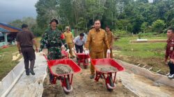 Usai Pembukaan TMMD Wiltas Ke-127 Tahun 2026, Bupati dan Forkopimda Tinjau Semenisasi Jalan 475 Meter di Linggang Amer