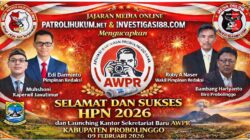 Edi Darminto Ucapkan Selamat HPN 2026 dan Launching Kantor AWPR, Harap Pers Probolinggo Makin Profesional