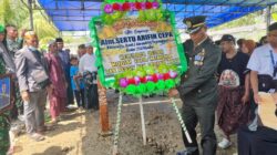 Upacara Militer Iringi Pemakaman Sertu Arifin Cepa yang Gugur dalam Tugas