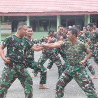 Asah Kemampuan Bela Diri, Kodim 1008/Tabalong Gelar Latihan Karate