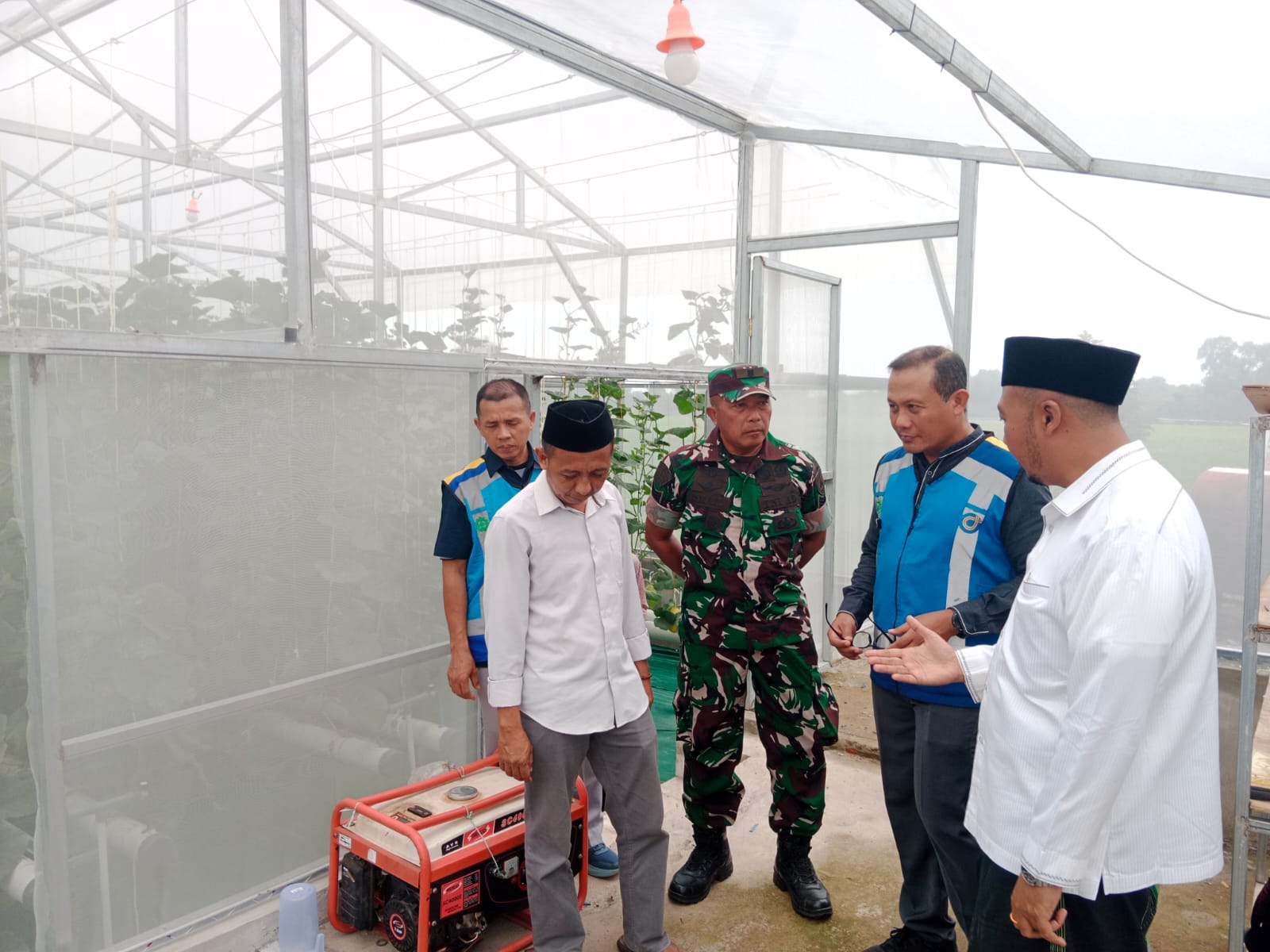 Serma Ismail Hadiri Peresmian TJSL Green House Cahaya Cendekia Farm di Desa Glagah Pakuniran