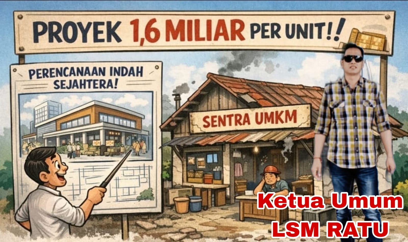 Proyek Gedung Koperasi Merah Putih Rp 1,6 Miliar, Transparansi Di Daerah Kabupaten Kediri Dipertanyakan