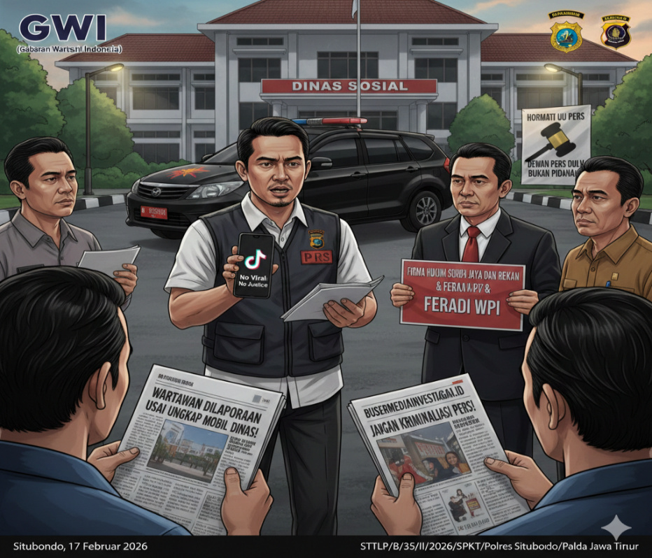 Dugaan Kriminalisasi Wartawan di Situbondo, Pelaporan Terkait Temuan Mobil Dinas Picu Polemik Dugaan Kriminalisasi Wartawan di Situbondo, Pelaporan Terkait Temuan Mobil Dinas Picu Polemik