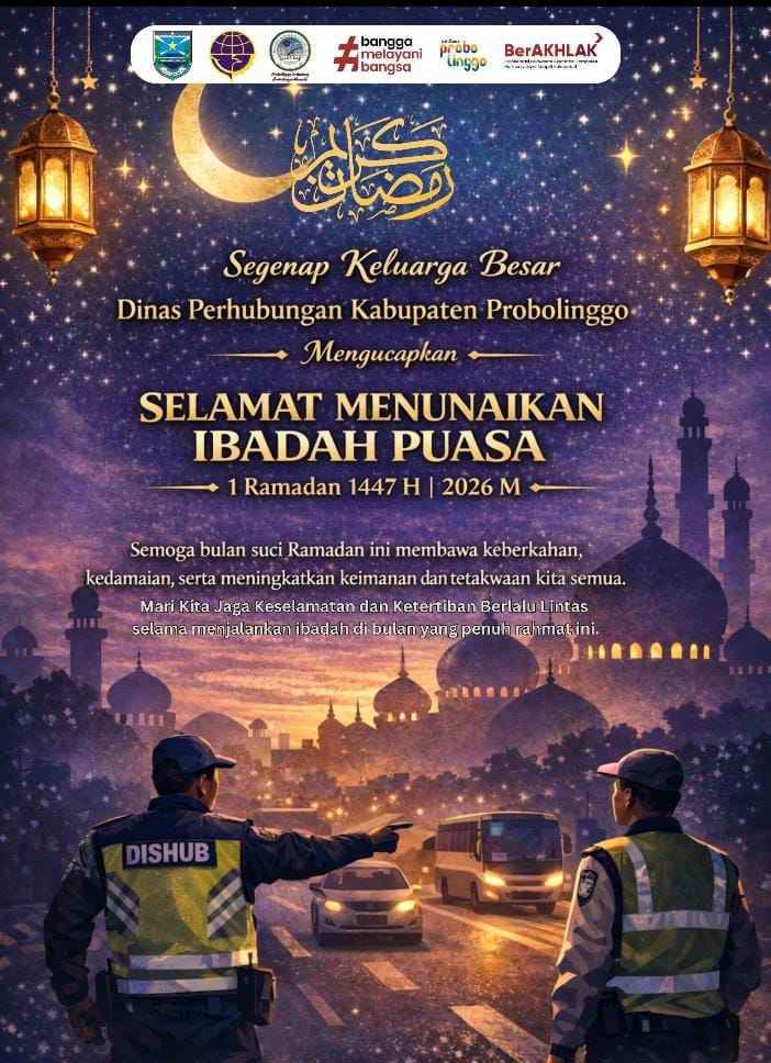Ramadan Tiba, Imbauan Dishub Probolinggo Tertib Lalu Lintas Menguat demi Keselamatan dan Kenyamanan Ibadah