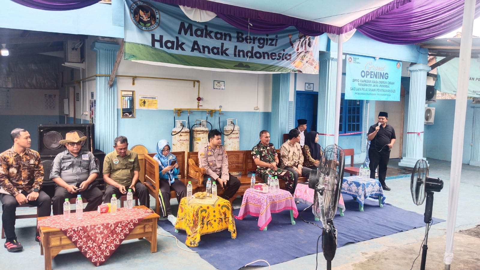 Koramil Pajarakan Menghadiri Grand Opening SPPG Kapasan Masa Depan Cerah