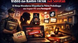 Video dan Konten TikTok Jadi Sorotan, SS Warga Wonokerso Dilaporkan ke Polres Probolinggo atas Dugaan ITE serta Pornografi