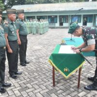 Korps Raport Sertijab Jadi Momentum Pembinaan Prajurit Kodim 1002/HST