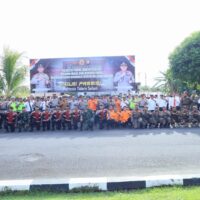 TNI-Polri Bersinergi, Apel Siaga Kamtibmas Selama Bulan Ramadhan di Kota Tidore
