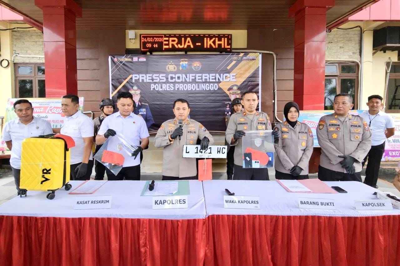 Satreskrim Polres Probolinggo Ungkap Aksi Pencurian Rp108 Juta di Bromo, Dalang dan Eksekutor Diamankan