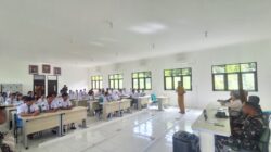 Tanamkan Semangat Cinta Tanah Air, Satgas TMMD Gelar Sosialisasi Wasbang dan Bela Negara di SMK Negeri 1 Linggang Bigung