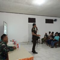 Satgas TMMD Ke-127 Kodim 1514/Morotai Gelar Penyuluhan Antikorupsi dan Pertanian di Desa Darame