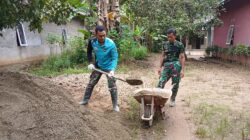Satgas TMMD ke-127 Kodim 1008/Tabalong Tetap Semangat Rehab Rumah Ibadah di Tengah Puasa Ramadhan