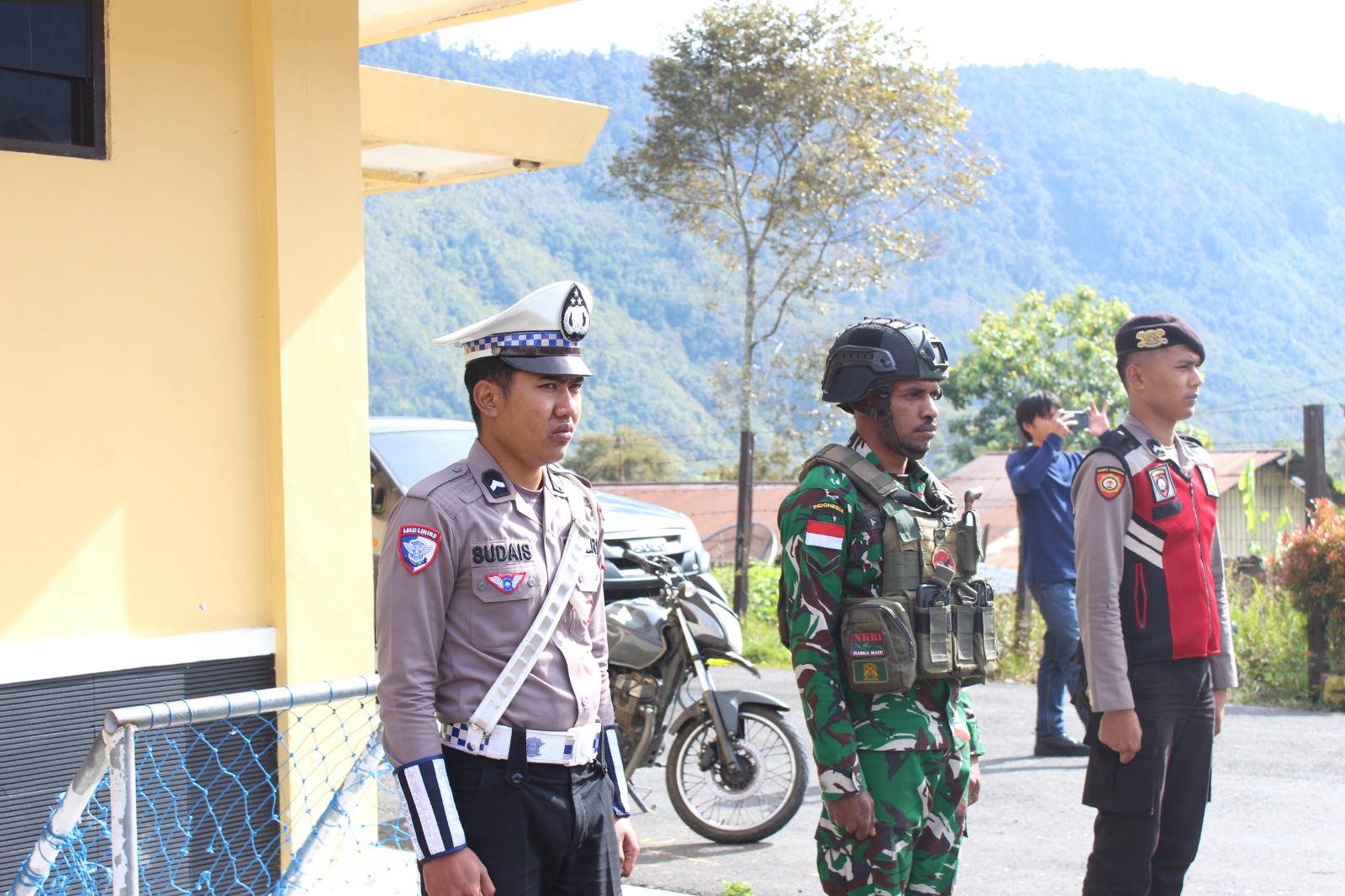 Kodim 1714/PJ Berpartisipasi Dalam Apel Gelar Pasukan Operasi Keselamatan Noken 2026 di Polres/PJ