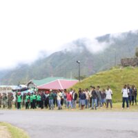 Kodim 1714/Puncak Jaya, Pelopori Giat Bebas Sampah Kabupaten Puncak Jaya