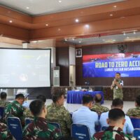 Lanud Sultan Hasanuddin Gelar Ceramah Lambangja Road to Zero Accident