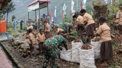 Sabtu Bersih Sekolahku, Kodim 1714/Puncak Jaya