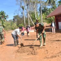 TNI AD Pulihkan SDN 152983 Hutanabolon I Pasca Banjir, Sekolah Kembali Digunakan