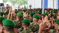 Pastikan Kesiapan Satuan, Wapang TNI Mendampingi Menhan RI Tinjau Yonif TP 848/SPC di Lampung