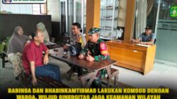 Babinsa dan Bhabinkamtibmas Lakukan Komsos dengan Warga, Wujud Sinergitas Jaga Keamanan Wilayah