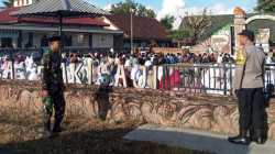 Pospam Terminal Patria Siaga, Babinsa Serda Hariyanto Pastikan Situasi Kondusif Menjelang Lebaran