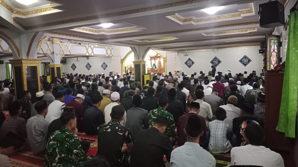 Kodim 1714/Puncak Jaya Ibadah Sholat Idul Fitri 1447 H / 2026 M di Masjid AL- Mujahidin Mulia Kab. Puncak Jaya