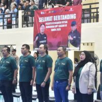 Kodim 1002/HST Dukung Kemajuan Olahraga Daerah Melalui Peresmian GOR Murakata