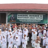 Kapolres Probolinggo Kota Ngabuburit dan Bukber Bareng Pengusaha dan GP Ansor, Santuni Anak Yatim hingga Bagi 500 Bansos