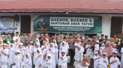 Kapolres Probolinggo Kota Ngabuburit dan Bukber Bareng Pengusaha dan GP Ansor, Santuni Anak Yatim hingga Bagi 500 Bansos